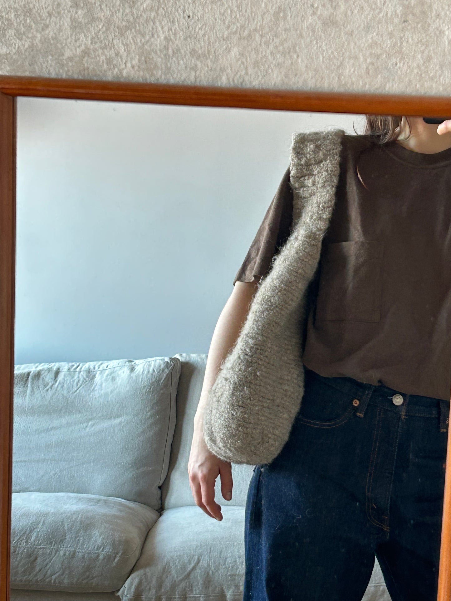 Felted Shoulder Bag